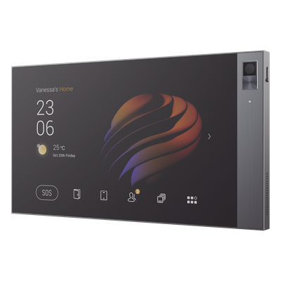Pantalla táctil Hub controlador integrable con sistemas de automatización compatible con múltiples marcas. Conexión Wifi y Ethernet