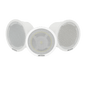 Kit Altavoz principal y 2 bocinas secundarias, solo alimenta la principal / No requiere amplificador | Bluetooth | Hik-Connect | Musical Ambiental | Voceo | Calendarización de audios