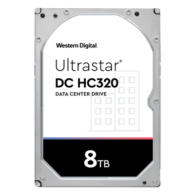 Disco Duro Enterprise 8 TB / Wester Digital (WD) / Serie Ultrastar / Recomendado para Data Center y NVRs de Alta Capacidad / Alto Performace