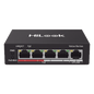 Switch PoE+ / 4 Puertos 10/100 Mbps PoE+ (af / at) / 1 Puerto 10/100 Mbps Uplink / Modo Extendido hasta 250 Metros / 35 Watts
