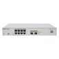 Switch Administrable PoE Capa 2 con 8 puertos Gigabit PoE 802.3af/at + 2 SFP para fibra 1Gb, gestión gratuita desde la nube, 125w