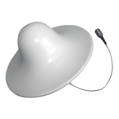 Antena Domo Omnidireccional / Dual Banda 800-960 MHz y 1710-2500 MHz / Ganancia 3 dBi / 5 dBi / Cobertura 360° / IP Resistente