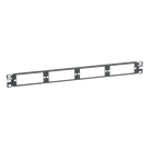 Patch Panel de Fibra Óptica / 1UR / 19 pulgadas / 4 Placas Acopladoras / 1.58 x 0.14 x 0.04 pies