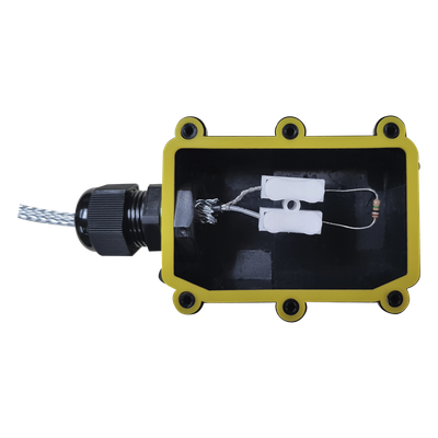 Accesorio Fin de Linea para Cable IRONCLAD/MICALERT / Resistencia 1 M Ohm / Carcasa IP66 para Exterior / Terminacion de Linea Sensor Perimetral / RBTEC MCTR