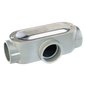 Caja oval roscada tipo T de 2\" (50.8) incluye tapa y tornillos.