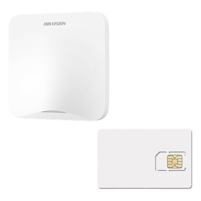(AX HOME) KIT de Alarma AX HOME / Incluye: 1 Hub con batería de respaldo / 1 año de Servicio de Datos 600MB / Wi-Fi / 3G/4G / Compatible con Hik-Connect P2P