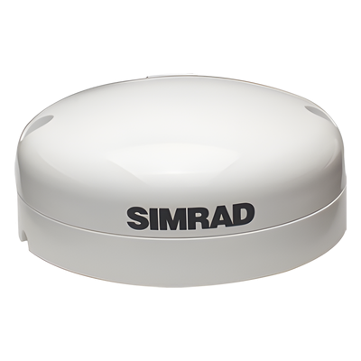 Antena GPS Simrad GS25 / Actualización Rápida de Posición / Precisión Consistente / Brújula Magnética Integrada / GPS, WAAS, EGNOS / Diseño Compacto / Resistente al Agua / Conectividad NMEA 2000®