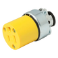 Contacto Blindado Aterrizado / 15 A 125 V / 50/60 Hz / ABS/ Metal / Color Amarillo.