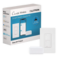 Kit de inicio Caseta Wireless con hub Smart Bridge, interruptor on/off inteligente de 5 A con neutro y placa Claro, control por app y asistentes de voz