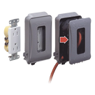 Cubierta impermeable / 1 entrada / Montaje horizontal-vertical / Servicio pesado / Expandible / 74.41 in³ / NEMA 3R / 6.14 x 4.04 x 3 in