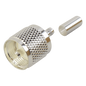 Conector UHF Macho (PL-259) de anillo plegable para cables RG-58/U, RG-142/U.