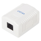 Caja de Pared con 1 Puerto, Incluye 1 Jack UTP Cat6A