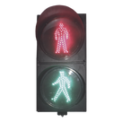 Semáforo Peatonal / Indicador Alto/Siga Estático / Diámetro 20 cm / LED de Alta Intensidad / 110 VCA / IP Hermético