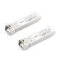 Transceptores Ópticos Bidireccionales SFP+ (Mini-Gbic) / Monomodo 1270 & 1330 nm / 10 Gbps / 1000BASE-BX / Conector LC/UPC Simplex / DDM / Hasta 40 km / 2 Piezas