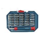 Juego de Desarmador de Precisión / 37 Piezas / 35 Puntas Intercambiables / Mango Ergonómico Antideslizante / Estuche Organizado / Acero Cr-V