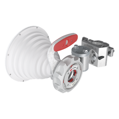 Antena Sectorial Simétrica de 30° / 2x2 / Rango de Frecuencia Extendido: 4900 - 7125 MHz / Ganancia de 18 dBi / Lista para Adaptadores Twistport / Protección IP65