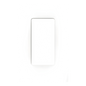 Placa de pared Claro de 1 espacio sin tornillos visibles, acabado blanco brillante, para atenuadores e interruptores Lutron de estilo decorador