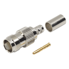 Conector RF Coaxial / TNC Hembra / Anillo Plegable / Cables RG-8/X, LMR-240 / Níquel-Oro-Delrin