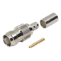 Conector RF Coaxial / TNC Hembra / Anillo Plegable / Cables RG-8/X, LMR-240 / Níquel-Oro-Delrin