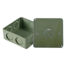 Caja Cuadrada con Tapa / PVC Conduit 1 pulgada / Norma NMX-E-012 / Autoextinguible / Aislante Eléctrico