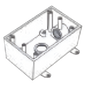 Caja Condulet FS de 3/4\" (19.05 mm) con dos bocas a prueba de intemperie.