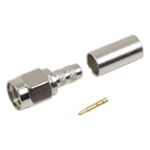 Conector RF SMA Macho / Anillo Plegable / 50 Ω / 12.4 GHz / RG-58/U LMR-195 / Teflón PTFE