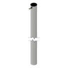 Mástil para Antena / Altura Fija 3 m (9.8 ft) / Diámetro 1-1/4\" / Carga Máxima 6 kg / Antenas hasta 25 cm