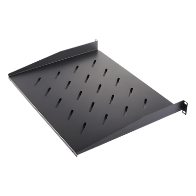 Charola para Soportar Equipos en Rack de 19\" / Profundidad de 35 CM / Color Negro / 1 U Rack