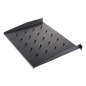 Charola para Soportar Equipos en Rack de 19\" / Profundidad de 35 CM / Color Negro / 1 U Rack