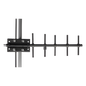 Antena base, direccional, rango de frecuencia 890 - 960 MHz (Yagi 5 elementos)