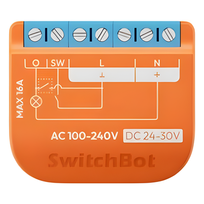 Switch Relevador Inteligente conectividad inalambrica Wifi y BLE / Medición de Consumo / Control de Encendido Apagado / Compatible con asistentes de voz / Dimensiones 42x36x16 mm