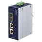 Convertidor de Medios Industrial de 2 Puertos SFP 100/1000X a 2 Puertos RJ45 10/100/1000T 802.3bt PoE++