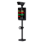Kit ANPR 4MP / Reconocimiento de Matrículas / Cámara 2688×1520 / Pantalla LED Integrada / Luz Complementaria 20 m (65.6 ft) / Control de Barrera