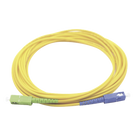 Jumper de Fibra Óptica / Monomodo OS1/OS2 / SC/UPC a SC/APC / Simplex / 1 m (3.28 ft) / PVC Amarillo