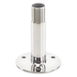 Montaje Recto de Acero Inoxidable / de 4 pulgadas de Alto y 3 de Base / Rosca 1-1/4