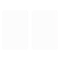 Kit de Repuesto (2 Piezas) de Aletas de Acrílico para Formar Carriles de 110 cms en Torniquetes Series DS-K3B530