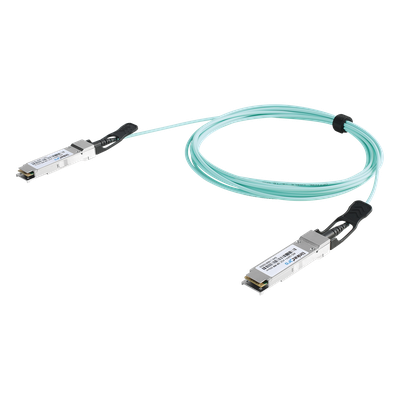 Cable AOC QSFP+ de 40 Gbps a 40 Gbps / Cable de fibra óptica Activo / Longitud: 1 metro