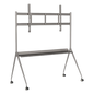 Montaje de Piso Móvil para Pantallas de 75 y 86\" / Compatible con VESA / Incluye Soporte para Pantalla