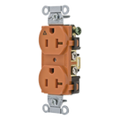 Contacto Dúplex Grado Comercial / 20 A 125 V / NEMA 5-20R / 2 Polos 3 Hilos / Nylon Servicio Extra Pesado / -40°C a 75°C