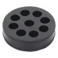 Inserto de Caucho de 4\" Con Nueve Orificios para Cable de 1/2 in