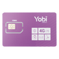 SIM Yobi para dispositivos móviles 3G/4G con recarga de 1GB cada mes durante 1 año de servicio (solo datos)