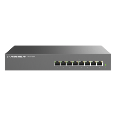 Switch PoE+ Gigabit No Administrable / 8 puertos 10/100/1000 Mbps / 8 puertos PoE+ / 145W / 16 Gbps / 9KB Jumbo Frame