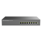Switch PoE+ Gigabit No Administrable / 8 puertos 10/100/1000 Mbps / 8 puertos PoE+ / 145W / 16 Gbps / 9KB Jumbo Frame
