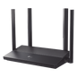 Router WiFi 6 AX 1500 Mbps / MU-MIMO 2X2 y OFDMA / 1 Puerto WAN Gigabit / 3 Puertos LAN Gigabit / Soporta IPV6 y TR-069 / 4 Antenas Beamforming / Seguridad WiFi WPA3