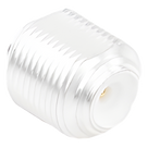 Adaptador Coaxial Universal / Macho a Macho / Bronce Plateado / Contactos Oro / Dieléctrico Teflón
