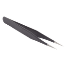 Pinzas Antiestáticas / Acero Inoxidable / Recubrimiento ESD / Mango Ancho / Punta Afilada / 12.3 cm (4.8 in) / 17 g