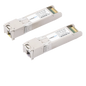 Transceptores Ópticos Bidireccionales SFP+ (Mini-Gbic) / Monomodo 1490 & 1550 nm / 10 Gbps / 10GBASE-BX / Conector LC/UPC Simplex / DDM / Hasta 100 km / 2 Piezas