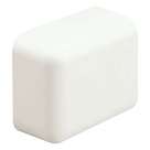Tapa Final / ABS / UL94V-0 / 0 a 50°C / Blanco Mate / Canaleta LD10
