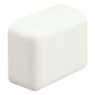 Tapa Final, para uso con canaleta LD10, material ABS, Color Blanco Mate