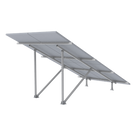 Montaje para Panel Solar / Arreglo 2x2 / Riel 5 de 2700 mm / Módulos 30-35 mm / Viento 151 km/h (93.8 mph) / Inclinación 25°
